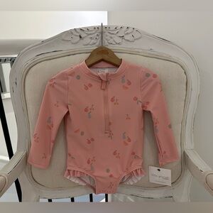 18 Mth Carter’s Little Planet Long Sleeve Baby Swimsuit Fruit Print NWT